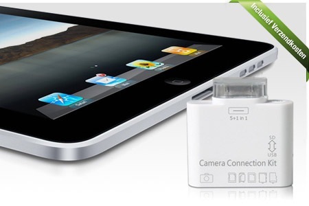 Groupon - Connectionkits Om Camera's En Andere Apparaten Eenvoudig Aan Je Ipad Te Verbinden, Inclusief Verzendkosten (Vanaf € 14) Groupon - Connectionkits Om Camera's En Andere Apparaten Eenvoudig Aan Je Ipad Te Verbinden, Inclusief Verzendkosten (Vanaf € 14)