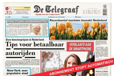 Groupon - De Telegraaf 10 Weken Of 10 Weekenden Proberen (Vanaf € 12,50) Groupon - De Telegraaf 10 Weken Of 10 Weekenden Proberen (Vanaf € 12,50)