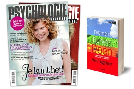 Groupon - Een Halfjaarabonnement Én Het Boek Dromen, Durven, Doen Óf Een Halfjaarabonnement Op Psychologie Magazine (Vanaf € 16)