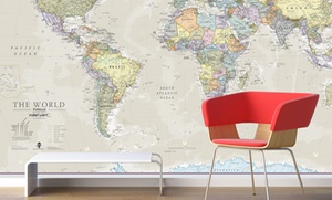 Groupon - Grote Klassieke Wereldkaart Groupon - Grote Klassieke Wereldkaart