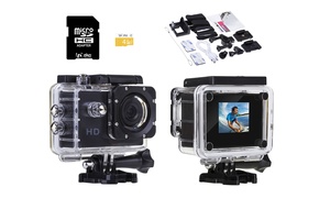 Groupon - Hd Action Camera Met Accessoires