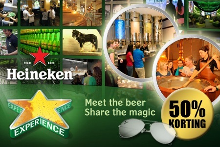 Groupon - Heineken Experience; Toegangskaart, Nu Met Gratis Zonnebril! Groupon - Heineken Experience; Toegangskaart, Nu Met Gratis Zonnebril!