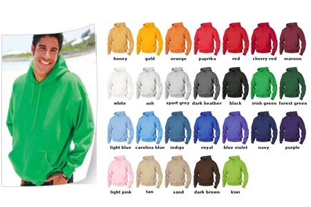 Groupon - Hooded Sweater In Div. Kleuren En Maten Incl. Eigen Logo Of Naam Met Of Zonder Rits Voor Volwassenen Of Kinderen (Vanaf € 19)