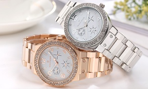 Groupon - Horloge Met Swarovski® Kristallen Van Het Merk Timothy Stone