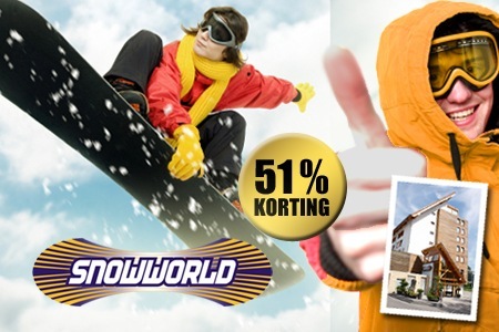 Groupon - Hotel**** Snowworld Landgraaf; Overnachting En Vrije Piste-toegang Voor 2 Personen