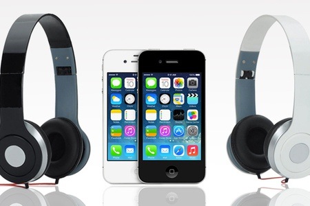 Groupon - iPhone 4, 4S of 5 refurbished met koptelefoon (gratis bezorgd)*
