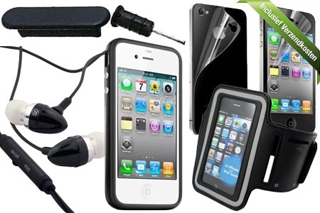 Groupon - Iphone Hardloopbanden, Optioneel Met Bumper, Beschermfolie, Oordopjes En Dustprotector (Vanaf € 13, Incl. Verzending)