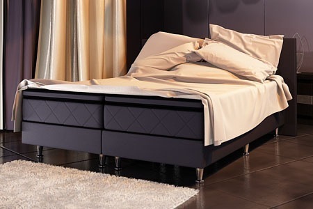 Groupon - 'Kopenhagen' Boxspring(s) In Diverse Maten En De Kleuren Antraciet Of Bruin (Vanaf € 499)