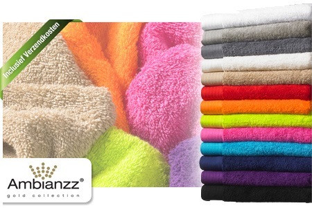 Groupon - Luxe Ambianzz Handdoeken Van 500 Gr/m2 Kwaliteitsbadstof In Verschillende Kleuren En Maten, Inclusief Verzendkosten (Vanaf € 29,95) Groupon - Luxe Ambianzz Handdoeken Van 500 Gr/m2 Kwaliteitsbadstof In Verschillende Kleuren En Maten, Inclusief Verzendkosten (Vanaf € 29,95)