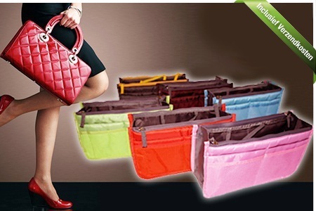 Groupon - Organiseer En Verwissel In No Time De Hele Inhoud Van Je Handtas Met Handtas-organisers In Verschillende Kleuren, Inclusief Verzendkosten (Vanaf € 11,95) Groupon - Organiseer En Verwissel In No Time De Hele Inhoud Van Je Handtas Met Handtas-organisers In Verschillende Kleuren, Inclusief Verzendkosten (Vanaf € 11,95)