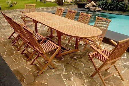 Groupon - Outdoor Teak meubelset