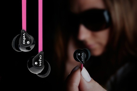 Groupon - Pink Veho Z1-oortjes: geluidsisolerend en met snoer dat niet in de knoop gaat Groupon - Pink Veho Z1-oortjes: geluidsisolerend en met snoer dat niet in de knoop gaat