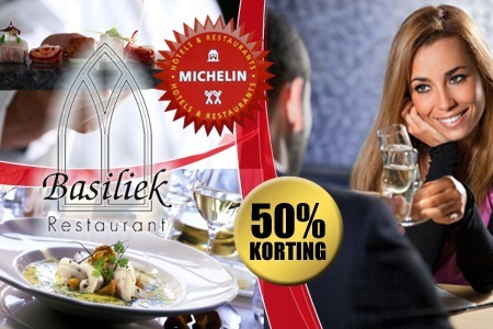 Groupon - Restaurant Basiliek; 7-Gangen Diner Voor 2 Personen!