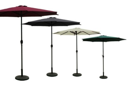 Groupon - Schaduw En Verkoeling In De Zomer Met Staande Of Zwevende Parasols In Diverse Kleuren, Incl. Verzendkosten (Vanaf € 49,90)