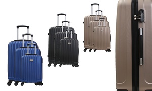 Groupon - Set Van 3 Brest Abs Koffers + Gratis Weegschaal Groupon - Set Van 3 Brest Abs Koffers + Gratis Weegschaal