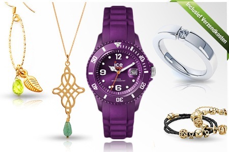 Groupon - Sieraden En Horloges: Waardebonnen T.w.v. € 50, € 100 En € 200 Op Het Gehele Assortiment Van 21Diamonds (Vanaf € 19)