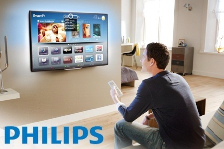 Groupon - Smart TV Philips Full HD 3D 40'' B-stock* met 3D-bril en afstandsbediening