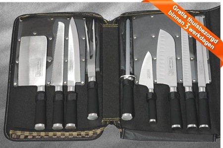 Groupon - Snijd, Hak En Fileer Alles Wat Je Tegenkomt In De Keuken Met Een 9-Delige Müller Cuisine Masterchief Messenset, Inclusief Verzendkosten (Vanaf € 59) Groupon - Snijd, Hak En Fileer Alles Wat Je Tegenkomt In De Keuken Met Een 9-Delige Müller Cuisine Masterchief Messenset, Inclusief Verzendkosten (Vanaf € 59)