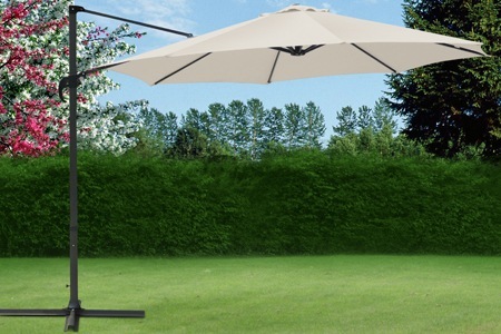 Groupon - Staande Of Zwevende Parasols In Diverse Kleuren Inclusief Verzendkosten (Vanaf € 49) Groupon - Staande Of Zwevende Parasols In Diverse Kleuren Inclusief Verzendkosten (Vanaf € 49)