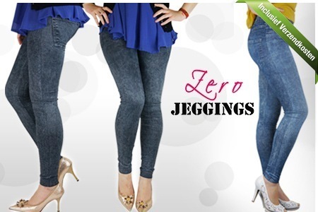 Groupon - Twee Of Vier Zwarte En/of Donkerblauwe Seamless Jeggings, Incl. Verzendkosten (Vanaf € 19)