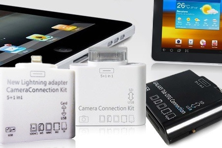 Groupon - USB-connection-kit voor iPad, Samsung Galaxy Tab of Samsung Galaxy Note Groupon - USB-connection-kit voor iPad, Samsung Galaxy Tab of Samsung Galaxy Note