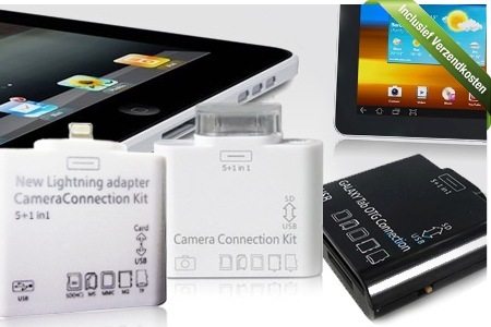 Groupon - Usb-connectionkits Voor Samsung Galaxy Tab, Samsung Galaxy Note Of Ipad - Om Camera's En Andere Apparaten Aan Je Tablet Te Verbinden, Incl. Verzendkosten (Vanaf € 14)