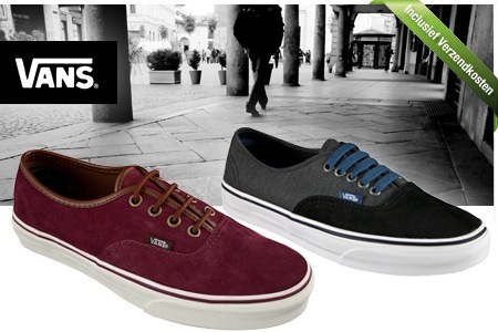 Groupon - Vans Authentic In Grijs Met Zwart Of In Bordeauxrood Incl. Verzendkosten (Vanaf € 44,95)