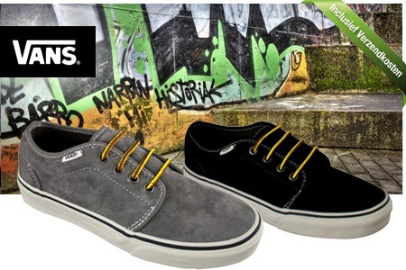 Groupon - Vans Vulcanized In Zwart Of Grijs Voor € 49,95 Incl. Verzending (Waarde € 74,95) Groupon - Vans Vulcanized In Zwart Of Grijs Voor € 49,95 Incl. Verzending (Waarde € 74,95)