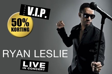 Groupon - Vip-kaart Voor Spectaculair Concert Ryan Leslie 10 November In De Off Corso Rotterdam. Eigen Vip-ingang, De Beste Plekken, 3 Consumpties, Hospitality!