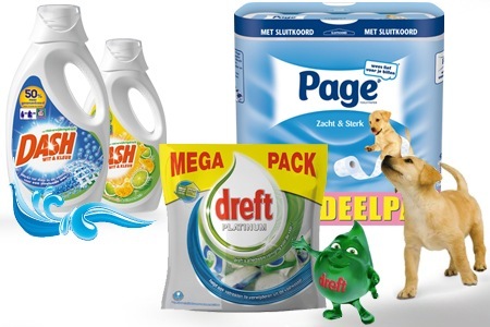 Groupon - Voordeelpakket
Met Page Toiletpapier, Dash Wasmiddel En Dreft Vaatwastabs Bij Truus.nl (Vanaf €
19,99)