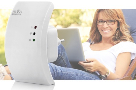 Groupon - WiFi-signaalbereik vergroten met de WiFi repeater (€ 34,95 incl. verzendkosten)