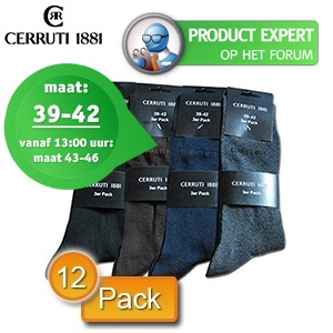 iBood - 12-pack Cerruti 1881 business sokken in 2 maten iBood - 12-pack Cerruti 1881 business sokken in 2 maten