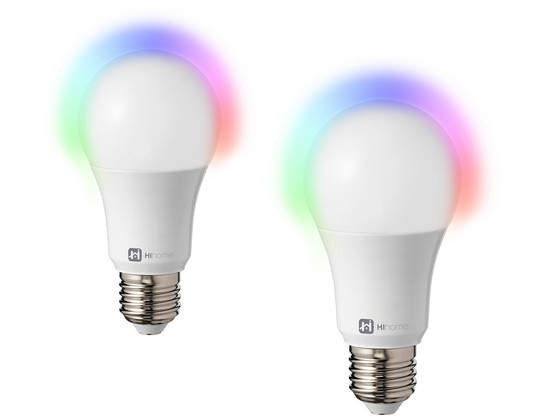 iBood - 2x Hihome LED Wifi Lamp | RGB+WW iBood - 2x Hihome LED Wifi Lamp | RGB+WW