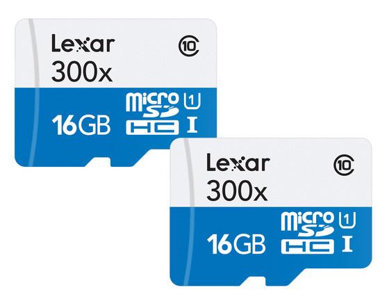 iBood - 2x Lexar microSDHC Performance | 16 GB