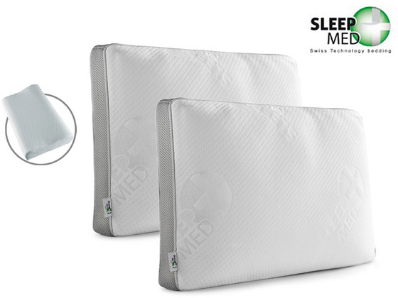 iBood - 2x Sleepmed Memory Foam Kussen