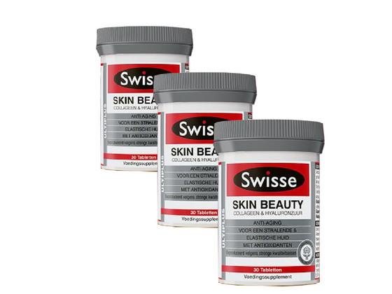 iBood - 3x Swisse Skin Beauty Collageen | 90 Caps