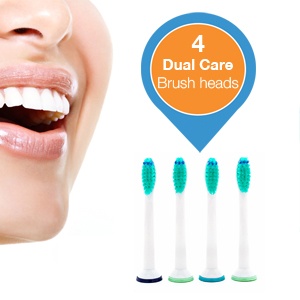 iBood - 4 opzetborstels voor Sonicare tandenborstels