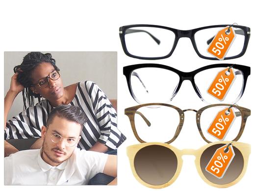 iBood - 50% korting op ALLE brillen en accessoires; geldig op je hele bestelling!