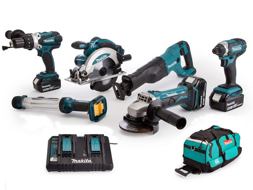 iBood - 6 Makita 18 V Powertools + Draagtas iBood - 6 Makita 18 V Powertools + Draagtas