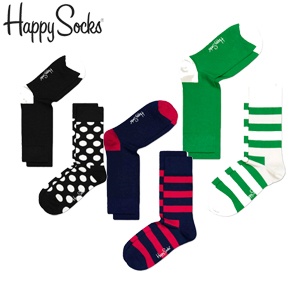 iBood - 6 paar Happy Socks voor dames (maat 36-40) iBood - 6 paar Happy Socks voor dames (maat 36-40)