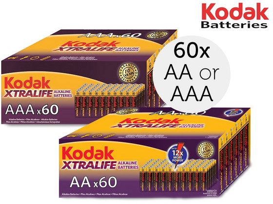 iBood - 60x Kodak Alkaline Batterij