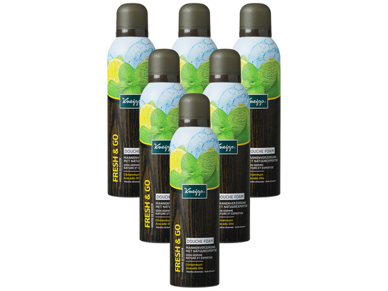 iBood - 6x Kneipp Fresh & Go Douchefoam | 200 ml iBood - 6x Kneipp Fresh & Go Douchefoam | 200 ml
