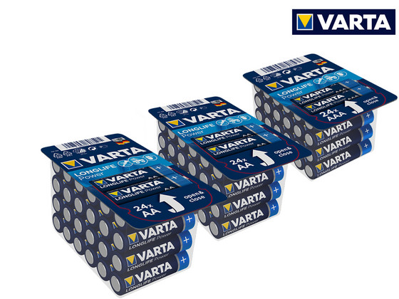 iBood - 72x Varta Batterij | 48x AA | 24x AAA