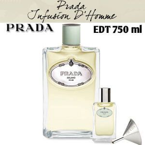 iBood - 750 ml ! Prada Infusion d’Homme EDT met vulflacon en trechter