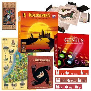 iBood - 999 Games Bundle Pack: De Kolonisten van de Lage Landen, De Weerwolven van Wakkerdam en Genius iBood - 999 Games Bundle Pack: De Kolonisten van de Lage Landen, De Weerwolven van Wakkerdam en Genius