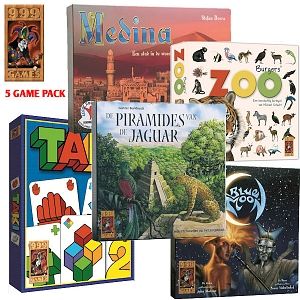 iBood - 999 games Spellenbundel met Burger’s Zoo / Medina / Piramides / Blue Moon / TAKI iBood - 999 games Spellenbundel met Burger’s Zoo / Medina / Piramides / Blue Moon / TAKI