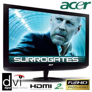 iBood - Acer 23 inch Full HD Breedbeeld TFT Flatscreen met DVI en HDMI iBood - Acer 23 inch Full HD Breedbeeld TFT Flatscreen met DVI en HDMI