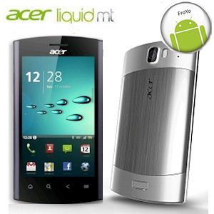 iBood - Acer Liquid MT Silver Smartphone met Android 2.2, 5 Megapixel camera en 3,6 inch touchscreen iBood - Acer Liquid MT Silver Smartphone met Android 2.2, 5 Megapixel camera en 3,6 inch touchscreen