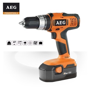 iBood - AEG Powertools BSB 18 G met 2x 18 Volt 1,4Ah NiCd accu