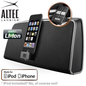 iBood - Altec Lansing oplaadbare, draagbare Speakerdock voor iPhone/iPod iBood - Altec Lansing oplaadbare, draagbare Speakerdock voor iPhone/iPod